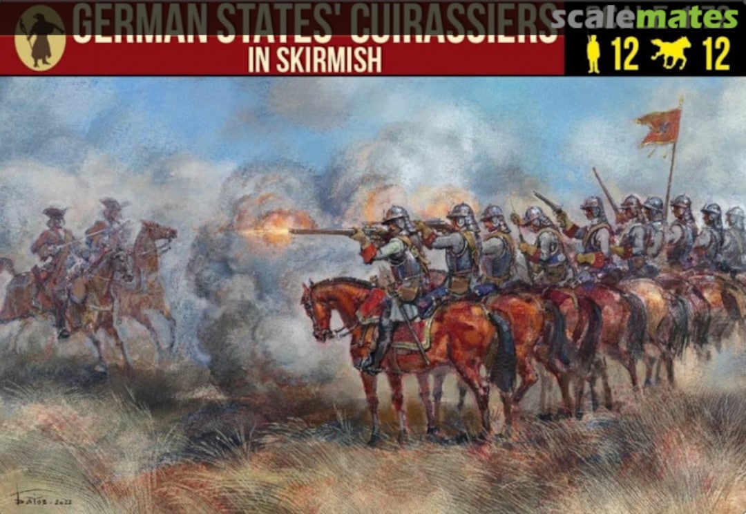 Boxart German States Cuirassiers in Skirmish 268 Strelets-R Boxart German States Cuirassiers in Skirmish 268 Strelets-R