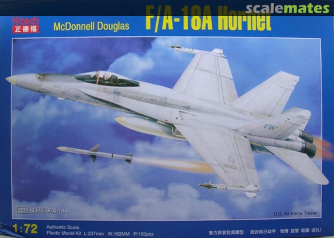 Boxart F/A-18A Hornet 08M-M347 Kitech Boxart F/A-18A Hornet 08M-M347 Kitech