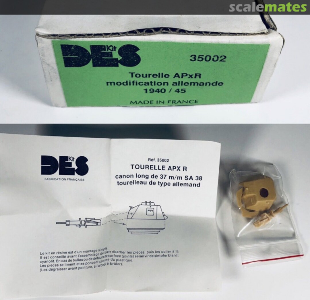 Boxart Tourelle APxR 35002 DES Kit Boxart Tourelle APxR 35002 DES Kit