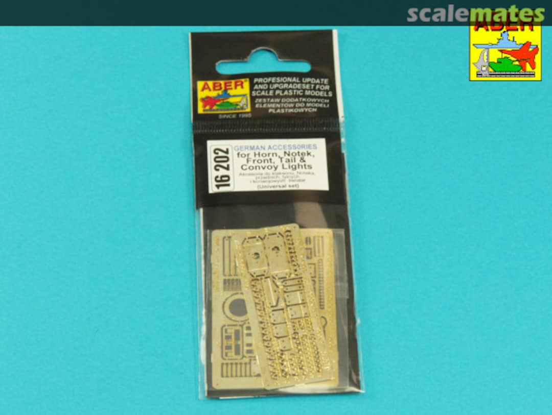 Boxart German Accessories for Horn, Notek, Front, Tail & Convoy Lights 16202 Aber Boxart German Accessories for Horn, Notek, Front, Tail & Convoy Lights 16202 Aber