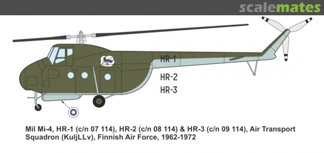 Boxart Mil Mi-4 Finnish AF DMF14422 Mark I Models