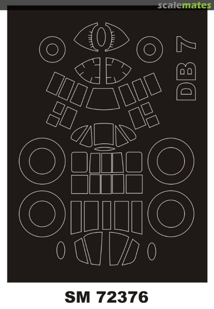 Boxart DB-7 masks SM72376 Montex Boxart DB-7 masks SM72376 Montex