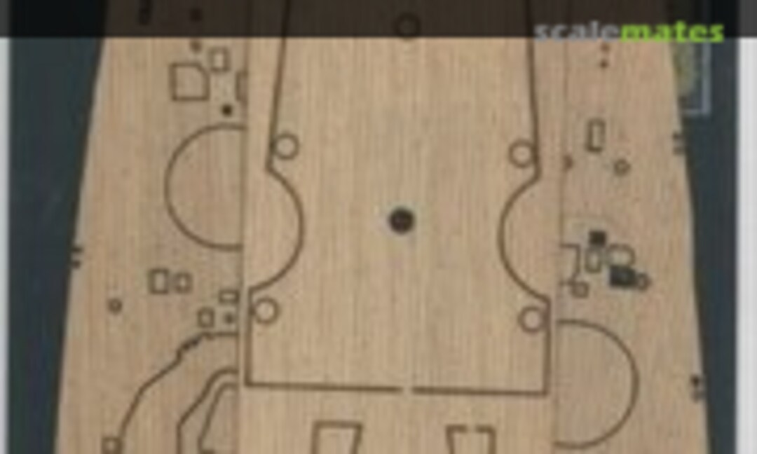 1:700 Bismarck Wooden Deck (Voyager Model BSD70008) BSD70008