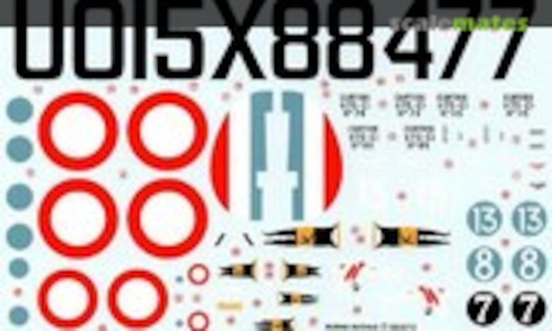 1:48 Curtiss P-36 Hawk - World War Two (Berna Decals BD 48-83) BD 48-83