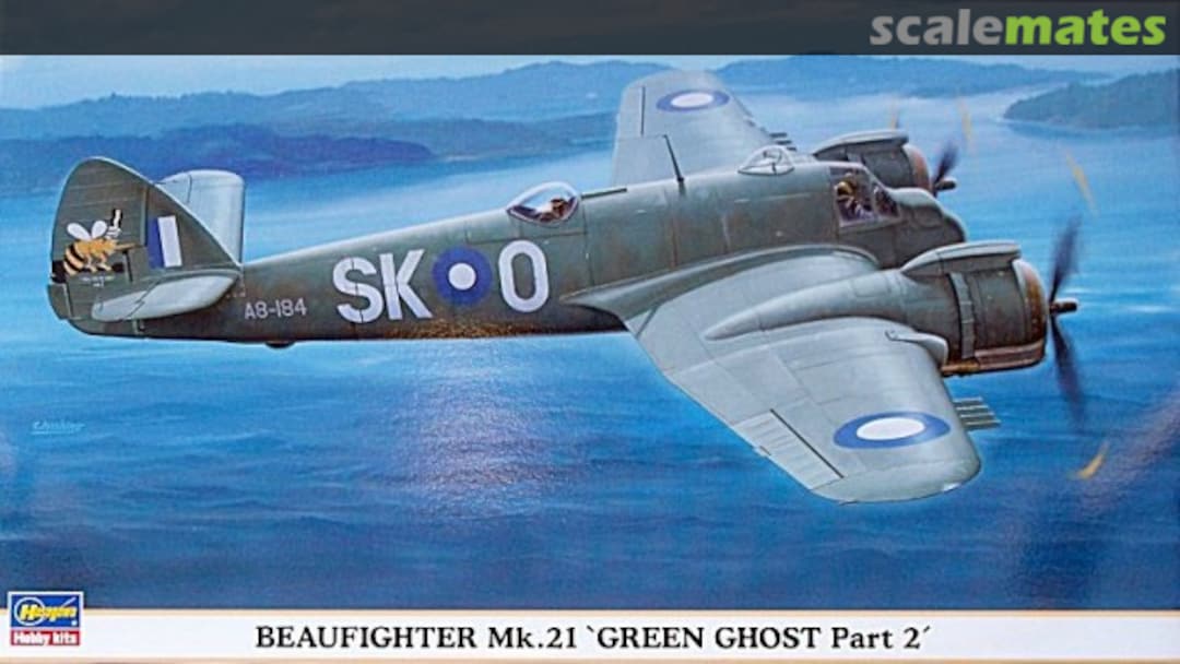 Boxart Beaufighter Mk.21 'Green Ghost Part 2' 00943 Hasegawa Boxart Beaufighter Mk.21 'Green Ghost Part 2' 00943 Hasegawa