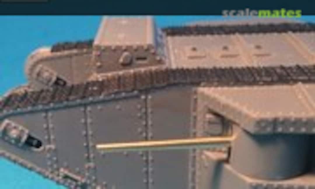 1:72 Hotchkiss 57mm metal barrels for WWI tank Mk.I Male (J.K. Resin JKT 72006) JKT 72006