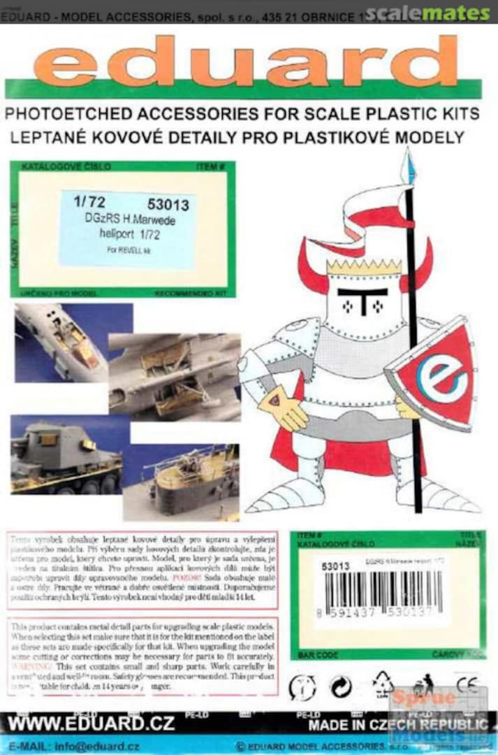 Boxart DGzRS H.Marwede heliport 53013 Eduard Boxart DGzRS H.Marwede heliport 53013 Eduard