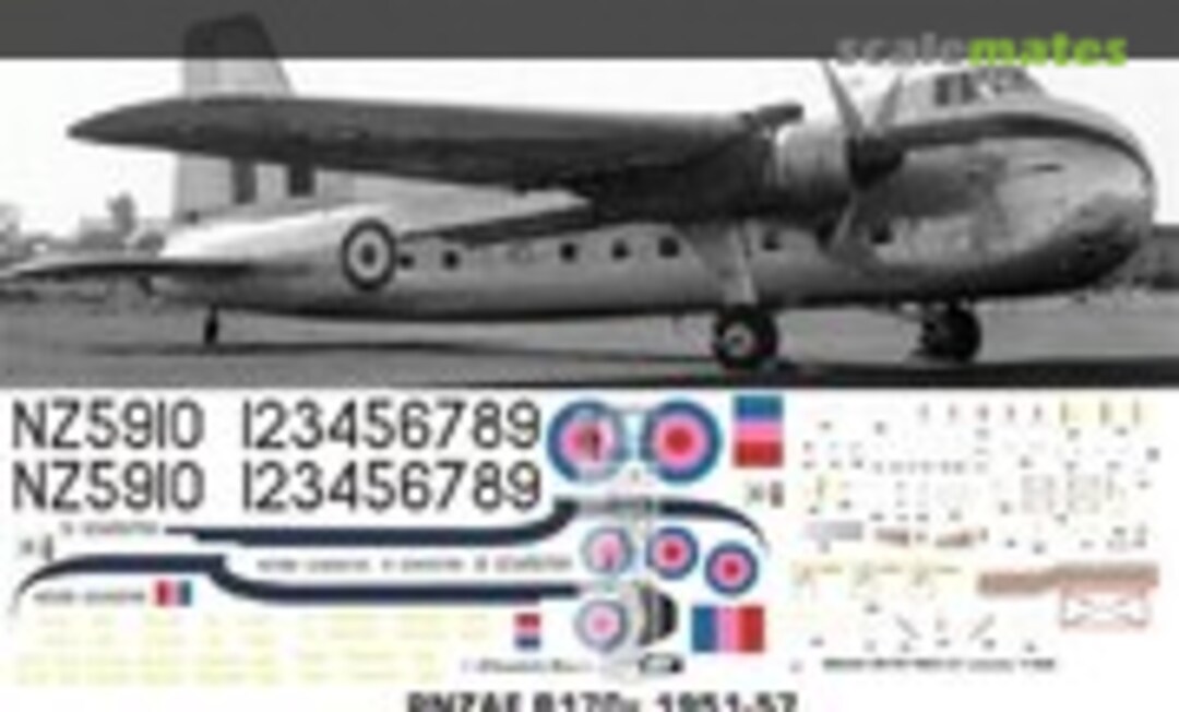 1:72 RNZAF B170 - 1951-57 (Oldmodels Decals OMD0634) OMD0634