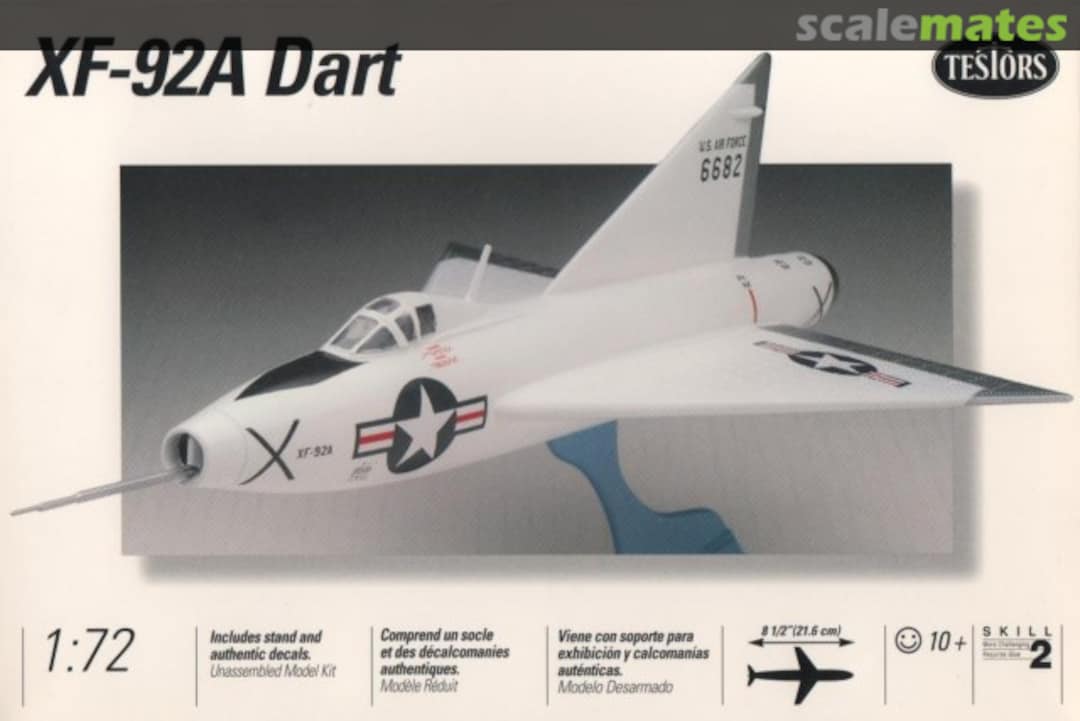 Boxart XF-92A Dart 941 Testors Boxart XF-92A Dart 941 Testors