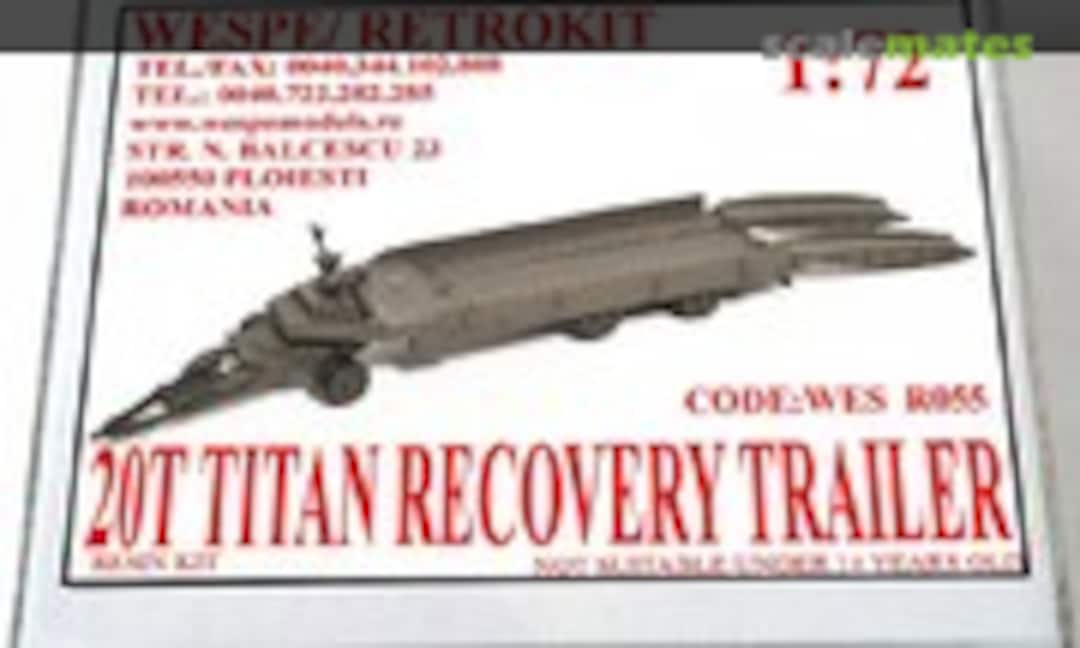 20t Titan Recovery Trailer (Wespe Models R055)
