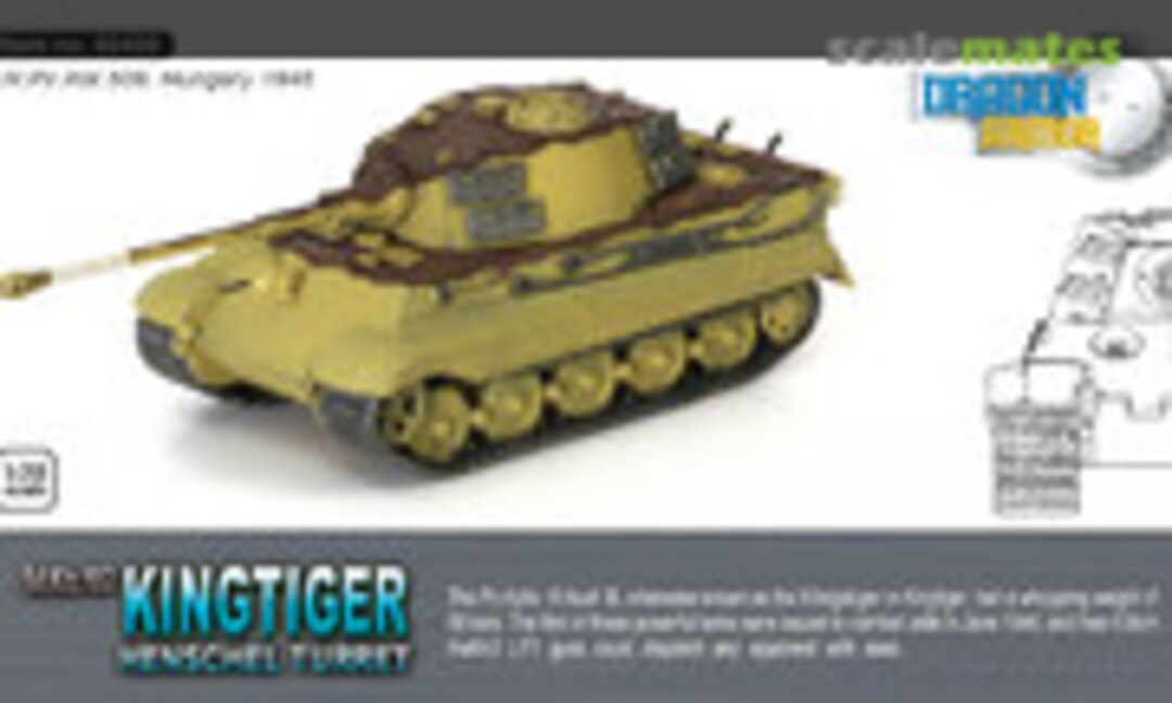 1:72 Kingtiger Henschel Turret (Dragon Armor 60400)
