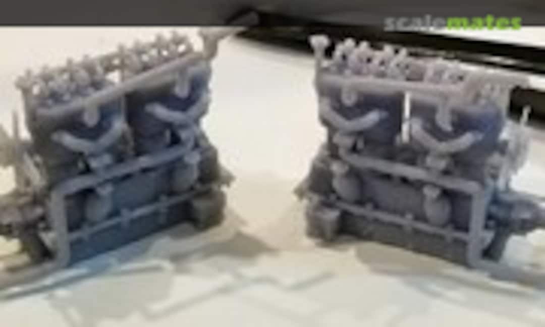 1:35 A7V Tank Motor Set (Rogues Cove Hobby Shop 174567933281) 174567933281