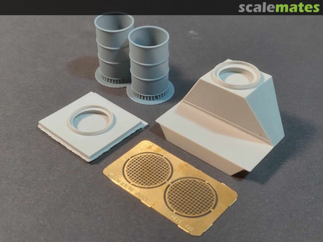 Boxart M4A2 Sherman deep wading kit (early pattern) RE35-739 Panzer Art Boxart M4A2 Sherman deep wading kit (early pattern) RE35-739 Panzer Art