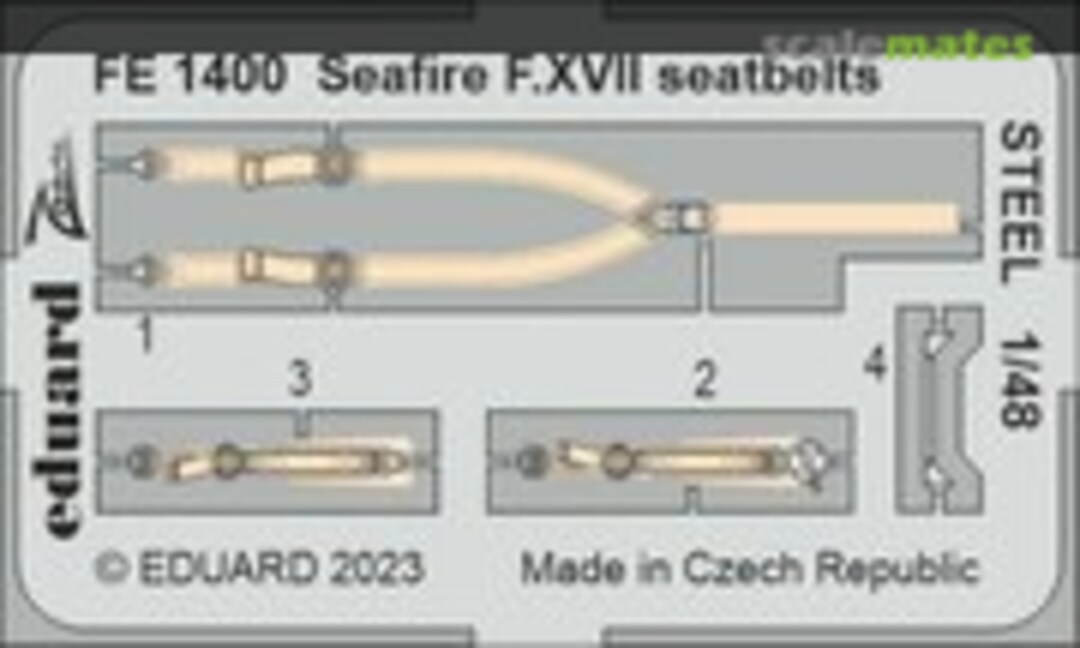 1:48 Seafire F.XVII seatbelts (Eduard FE1400)