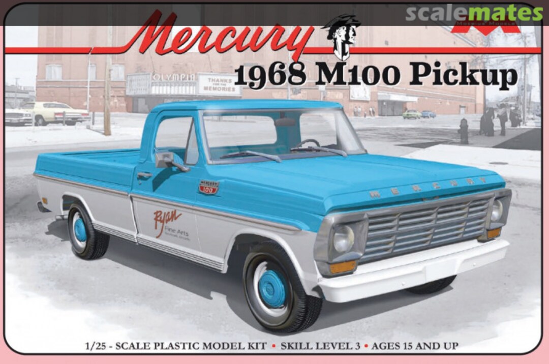 Boxart 1968 Mercury M100 Pickup Truck 2740 Moebius Models Boxart 1968 Mercury M100 Pickup Truck 2740 Moebius Models
