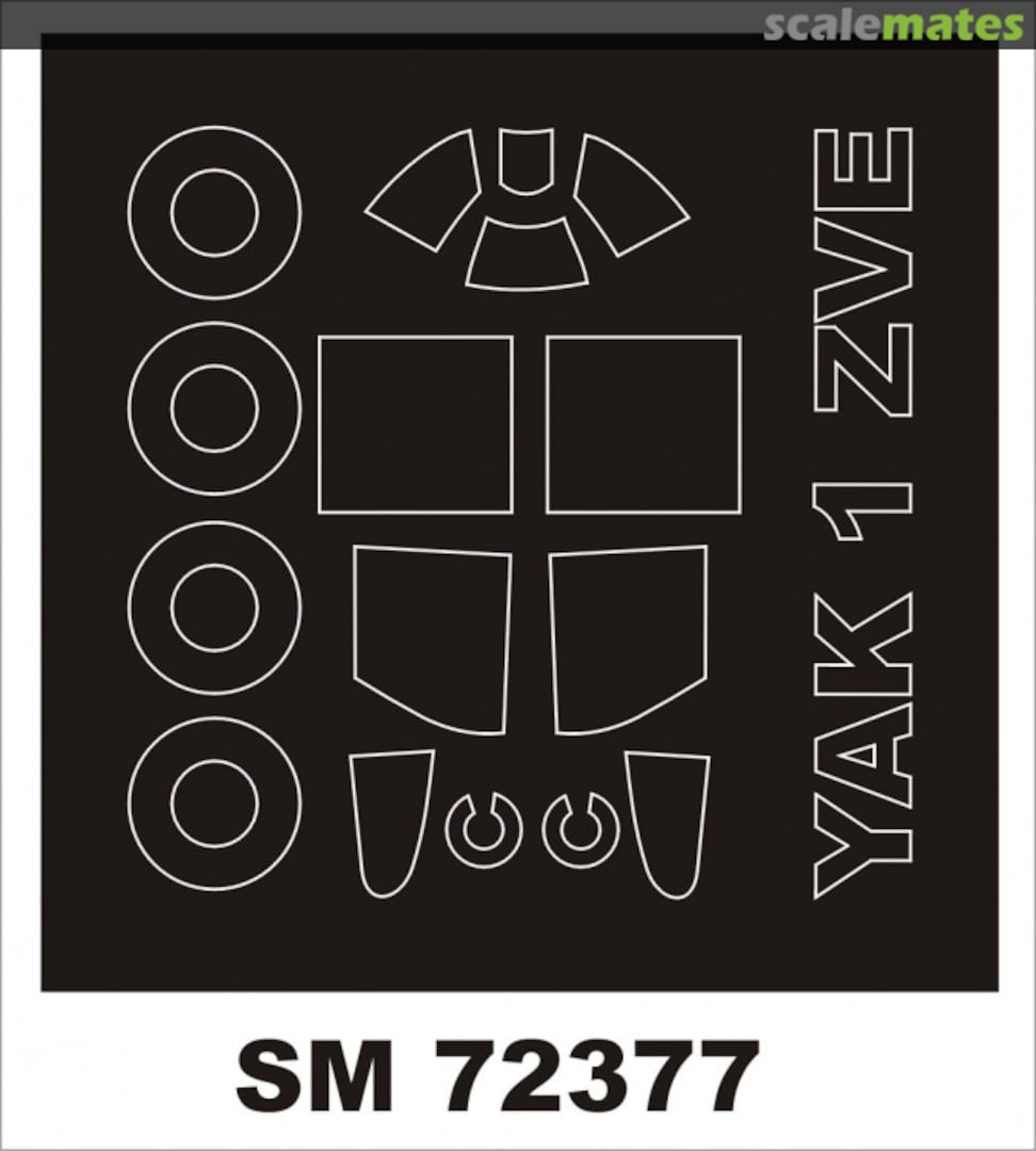 Boxart Yak-1 masks SM72377 Montex