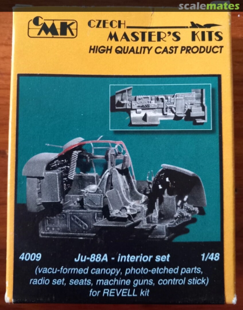 Boxart Ju 88 A4 Interior Set 4009 CMK Boxart Ju 88 A4 Interior Set 4009 CMK