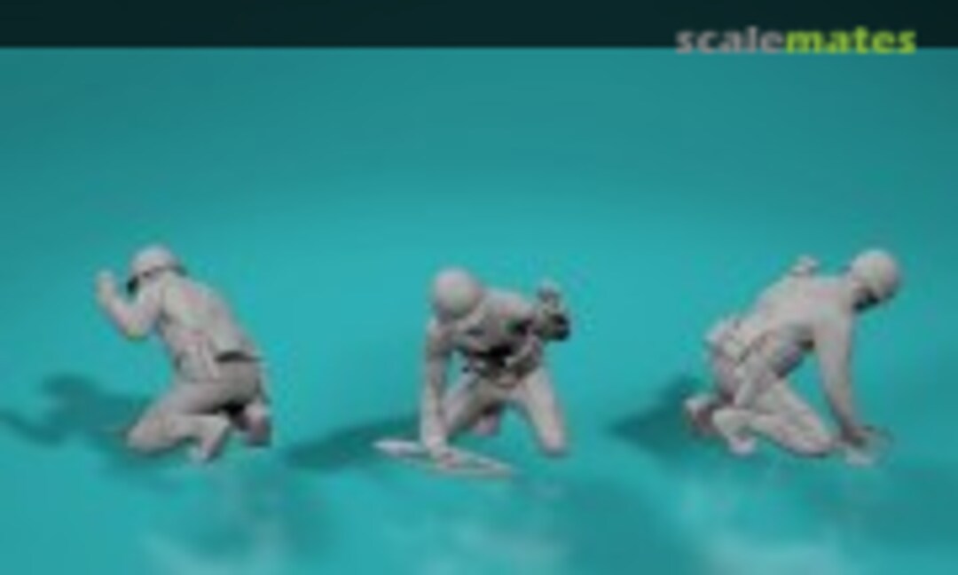 1:72 WWII American Soldier - Ambush 3 (EMP3d 99201142-72) 99201142-72