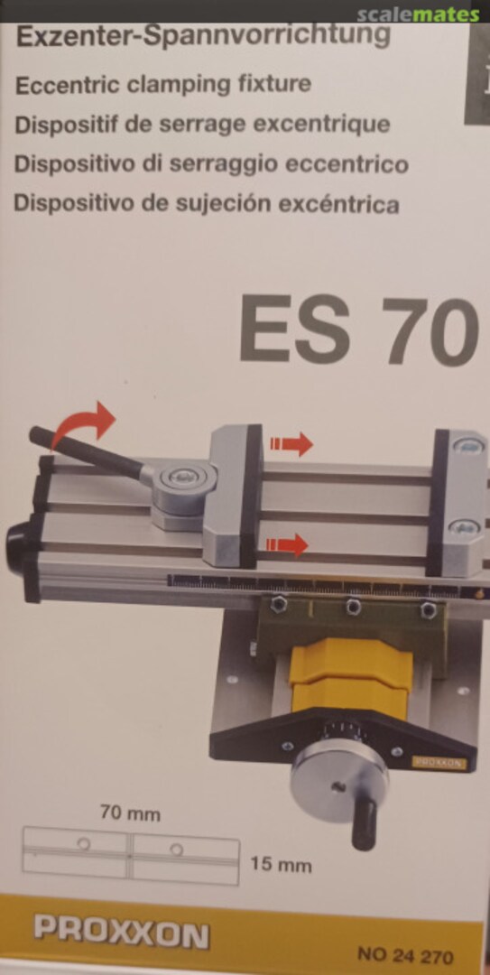 Boxart ES70 Eccentric clamping fixture 24 270 Proxxon Boxart ES70 Eccentric clamping fixture 24 270 Proxxon