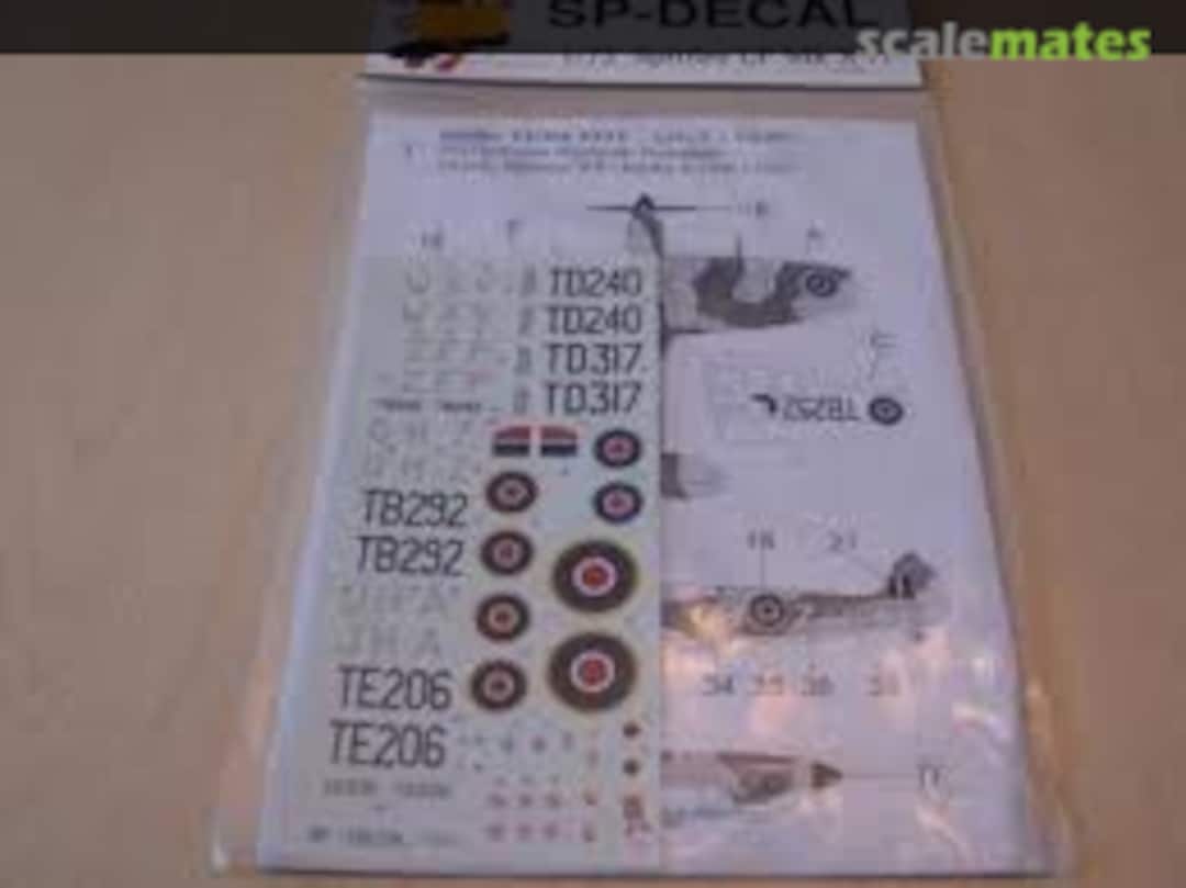 Boxart Spitfire LF Mk XVI 7216 SP-Decal Boxart Spitfire LF Mk XVI 7216 SP-Decal