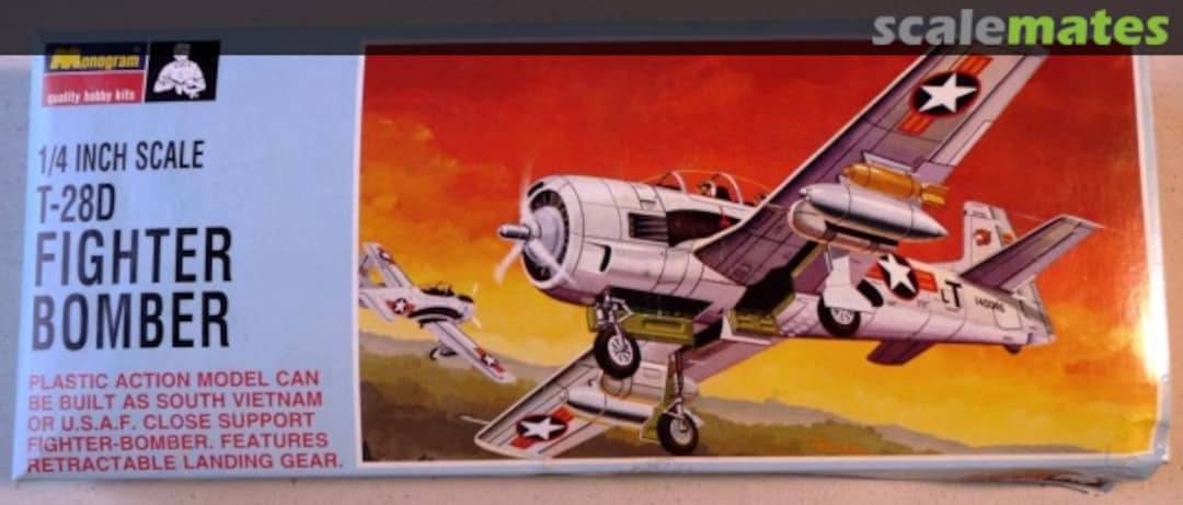 Boxart T-28D 00121-010 Monogram Boxart T-28D 00121-010 Monogram