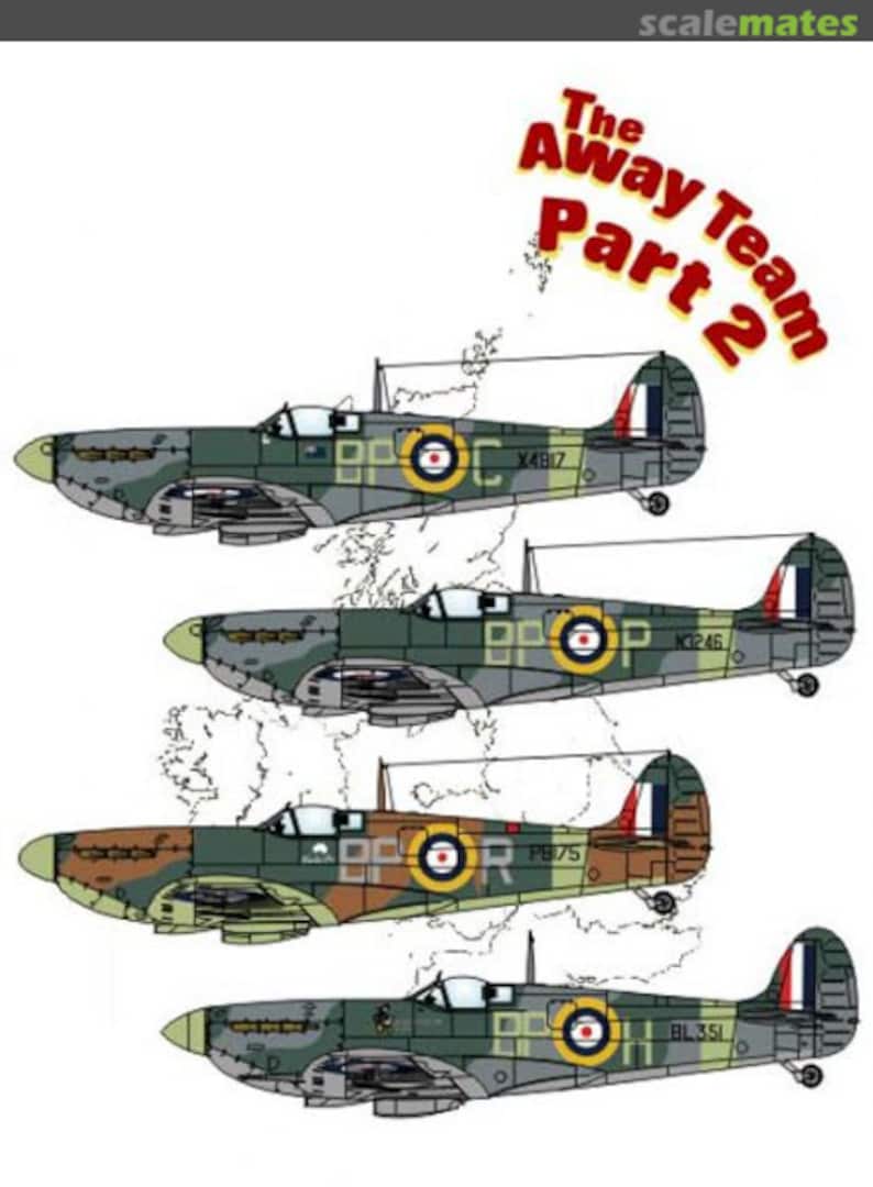 Boxart Away Team Decals Part 2 - Spitfire Mk.I/Mk.II/Mk.V, 457 SQN RAAF UK 1941-42 RRD7253 Red Roo Models Boxart Away Team Decals Part 2 - Spitfire Mk.I/Mk.II/Mk.V, 457 SQN RAAF UK 1941-42 RRD7253 Red Roo Models