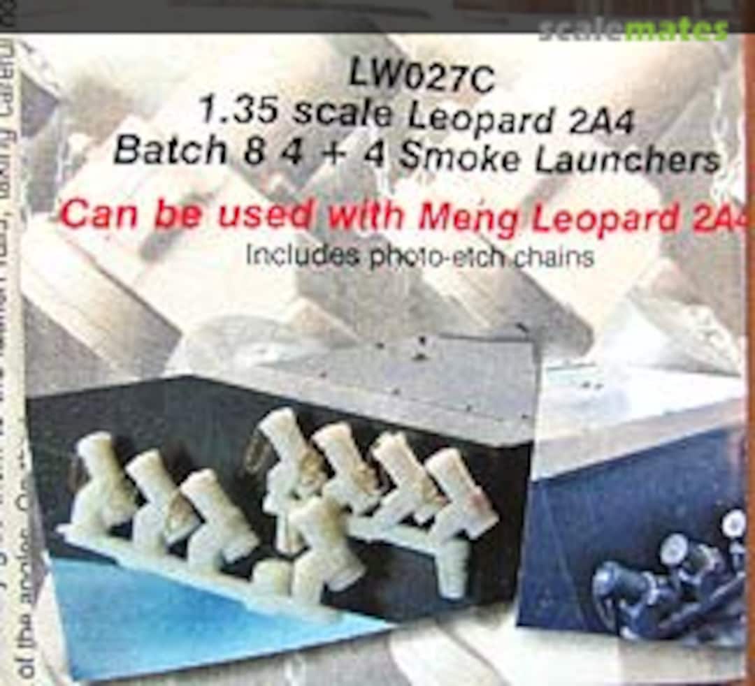Boxart Leopard 2A4 Batch 8 4 + 4 Smoke Launchers LW027C Leopard Workshop Boxart Leopard 2A4 Batch 8 4 + 4 Smoke Launchers LW027C Leopard Workshop