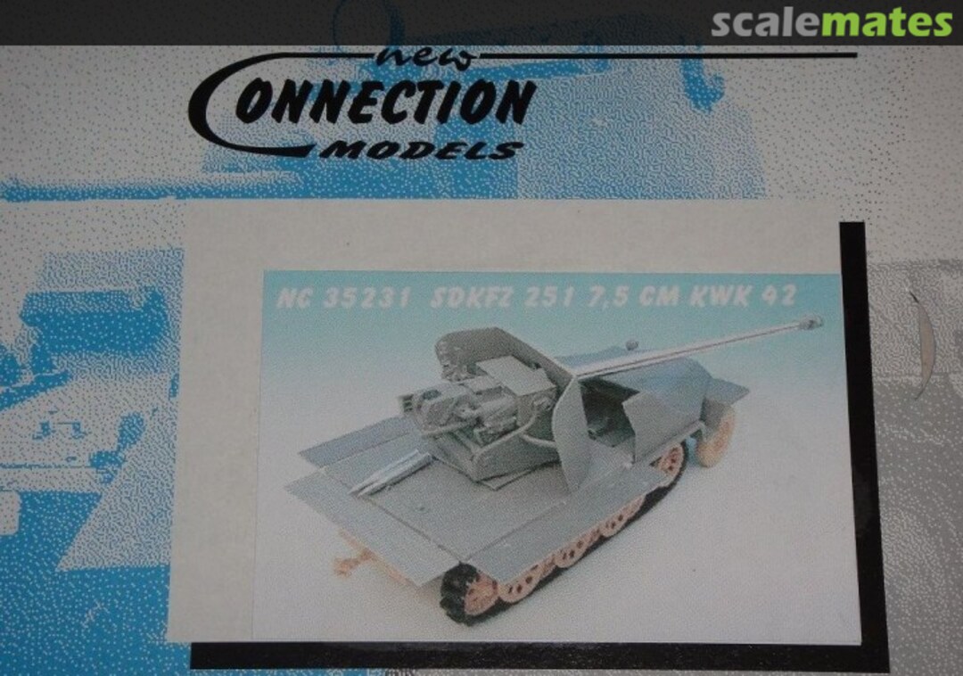 Boxart 7.5cm KwK 42 L/70 auf SdKfz.251 NC35231 New Connection Models Boxart 7.5cm KwK 42 L/70 auf SdKfz.251 NC35231 New Connection Models
