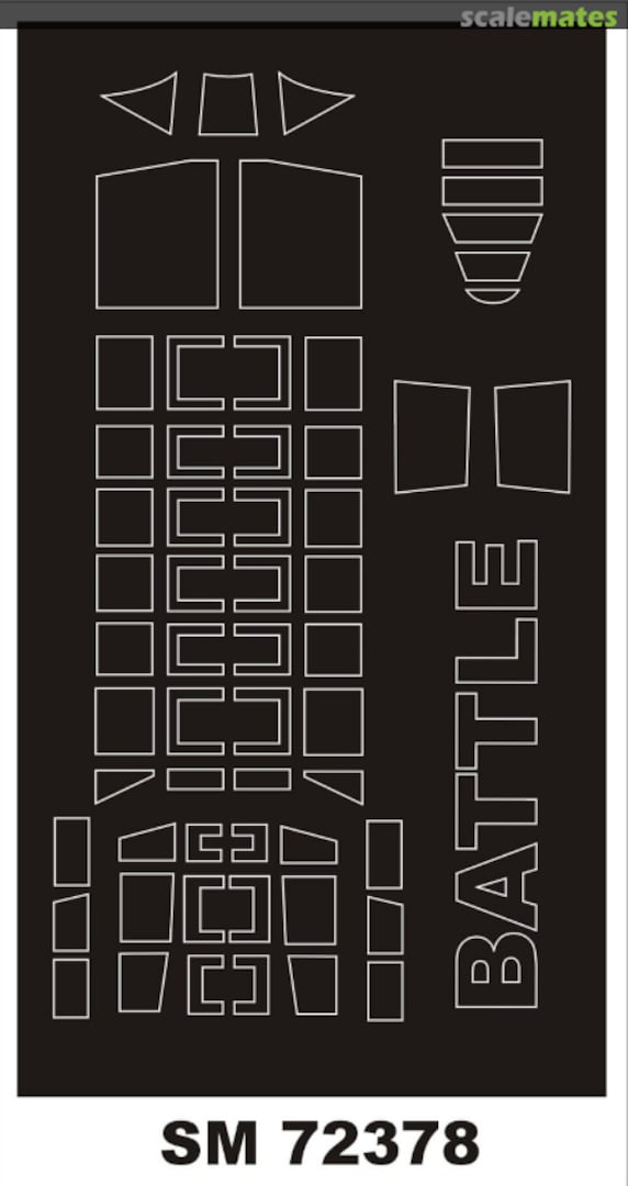 Boxart Fairey Battle masks SM72378 Montex Boxart Fairey Battle masks SM72378 Montex