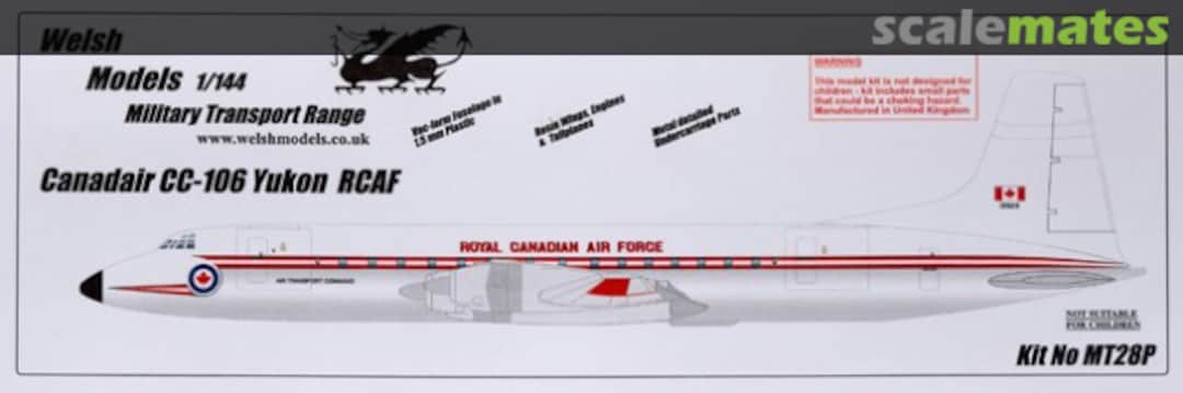 Boxart Canadair CC-106 Yukon - RCAF MT28P Welsh Models Boxart Canadair CC-106 Yukon - RCAF MT28P Welsh Models
