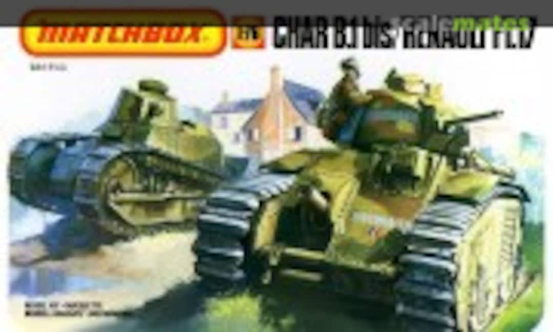 1:76 Char B.1 bis/Renault FT.17 (Matchbox PK-176)