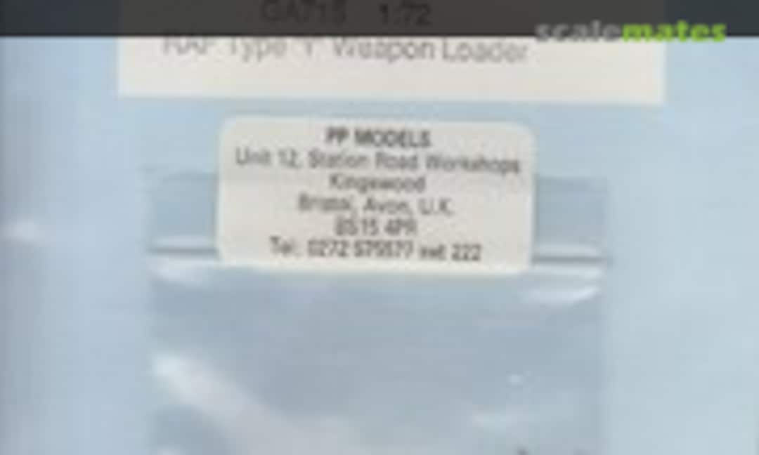 1:72 RAF Type "Y" Weapon Loader (P.P. Aeroparts GA715) GA715