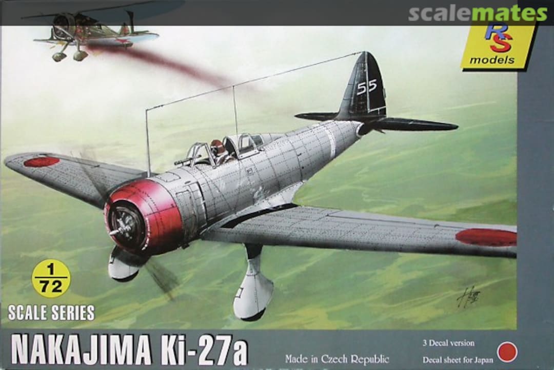 Boxart Nakajima Ki-27a Nate 92011 RS Models Boxart Nakajima Ki-27a Nate 92011 RS Models