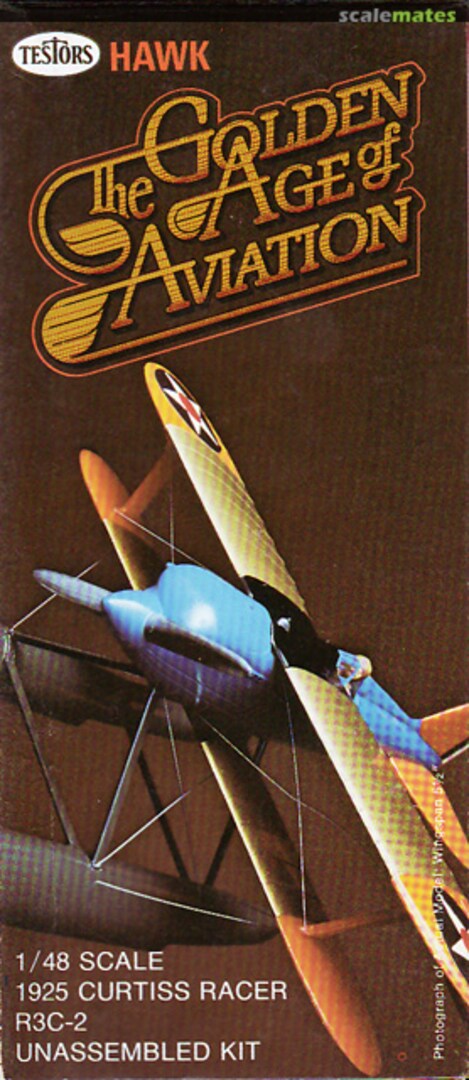 Boxart 1925 Curtiss Racer R3C-2 912 Testors Hawk Boxart 1925 Curtiss Racer R3C-2 912 Testors Hawk