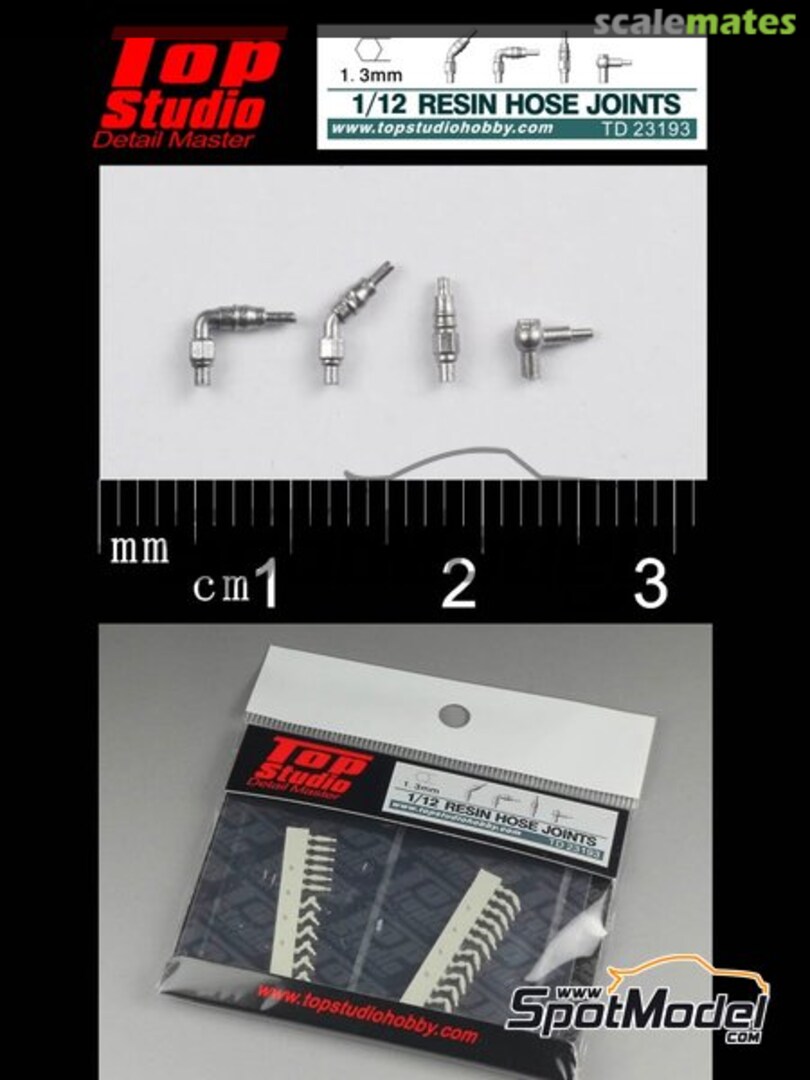 Boxart Hose Joints (1.3mm) TD23193 Top Studio