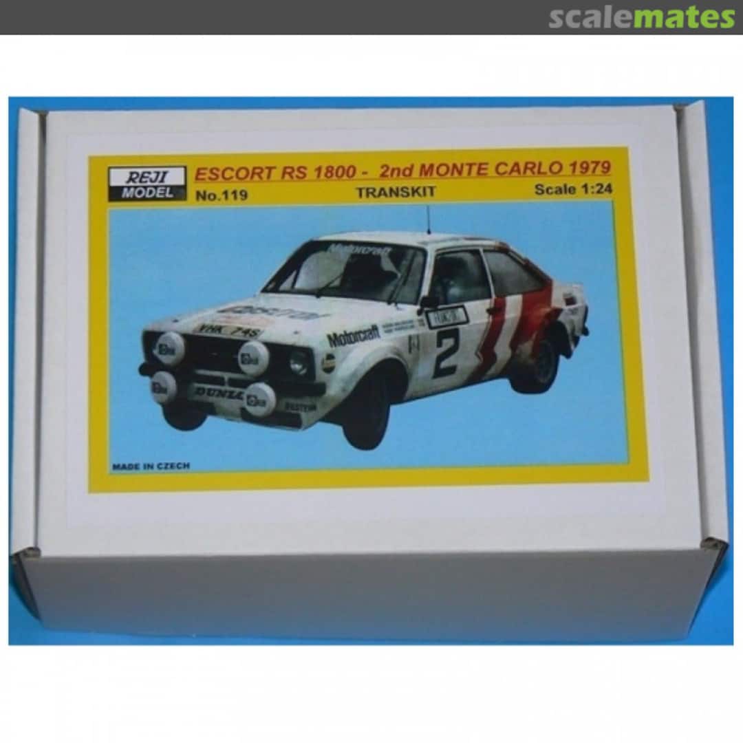 Boxart Ford Escort Mk. II RS1800 2nd Monte Carlo 1979 119 REJI Model