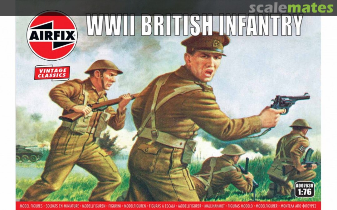 Boxart WWII British Infantry A00763V Airfix Boxart WWII British Infantry A00763V Airfix