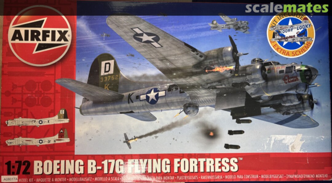 Boxart Boeing B-17G Flying Fortress A08017A Airfix Boxart Boeing B-17G Flying Fortress A08017A Airfix
