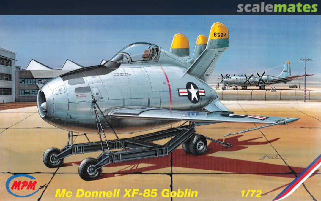 Boxart McDonnell XF-85 Goblin 72042 MPM Production Boxart McDonnell XF-85 Goblin 72042 MPM Production