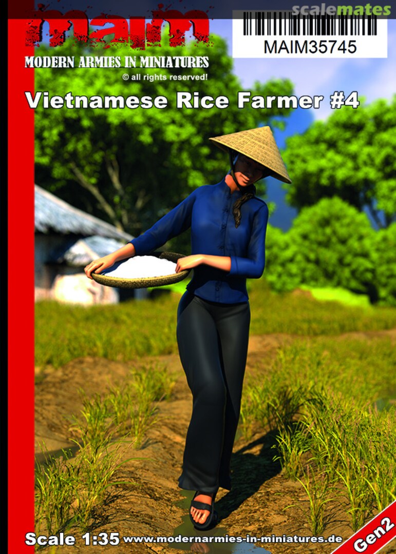 Boxart Vietnamese Rice Farmer #4 MAIM35745 MAiM Boxart Vietnamese Rice Farmer #4 MAIM35745 MAiM