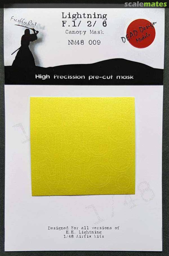 Boxart Lightning F.1/ 2/ 6 - Canopy Mask NM48009 DEAD Design Models Boxart Lightning F.1/ 2/ 6 - Canopy Mask NM48009 DEAD Design Models