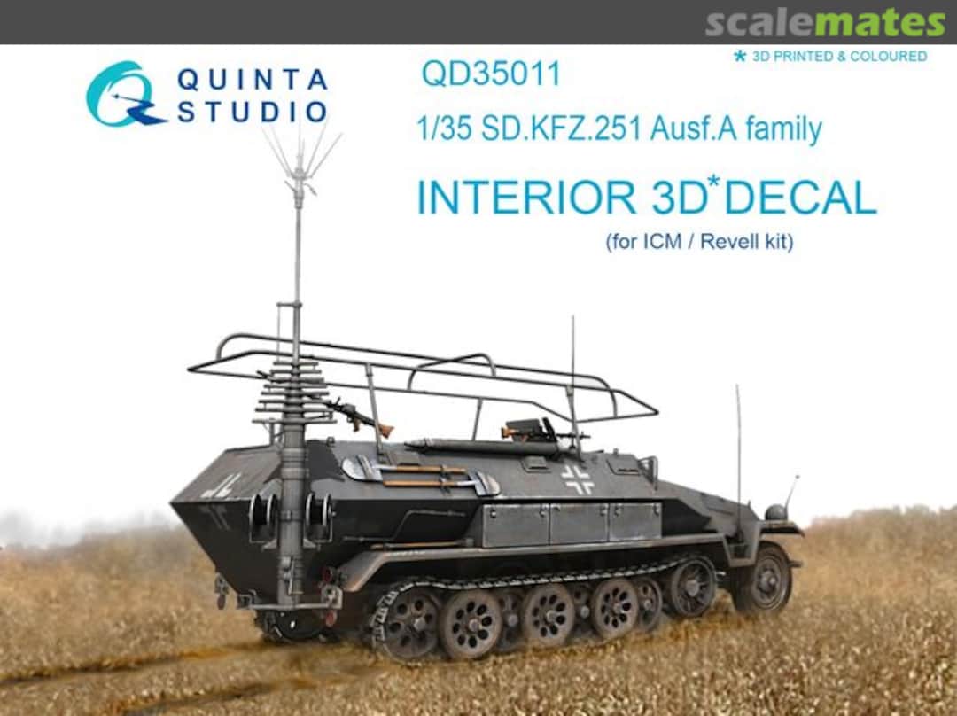Boxart Sd.Kfz.251 Ausf.A Family QD35011 Quinta Studio Boxart Sd.Kfz.251 Ausf.A Family QD35011 Quinta Studio