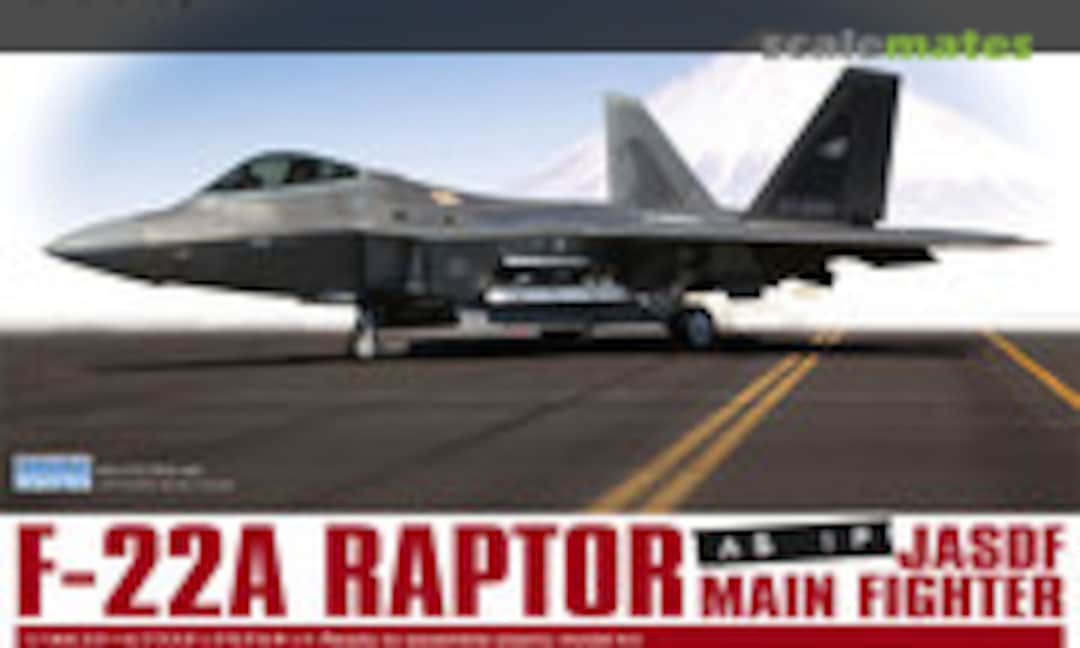1:144 F-22A Raptor JASDF Main Fighter (as if) (Platz PF-46)