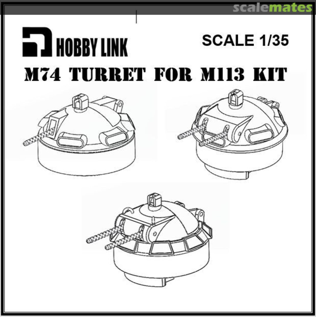Boxart M74 Turret for M113 HL0208 Hobby Link Boxart M74 Turret for M113 HL0208 Hobby Link