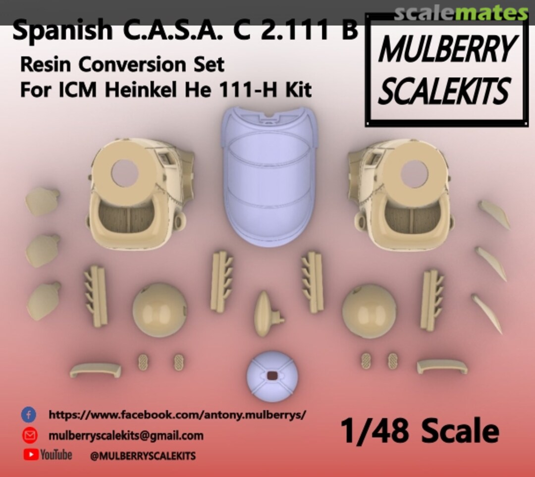 Contents Spanish C.A.S.A. C 2.111 B conversion set Mulberry Scalekits Contents Spanish C.A.S.A. C 2.111 B conversion set Mulberry Scalekits