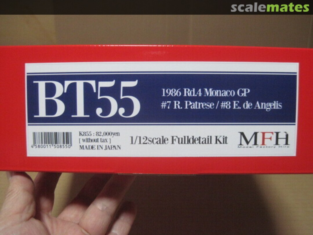 Boxart Brabham BT55 K855 Model Factory Hiro Boxart Brabham BT55 K855 Model Factory Hiro