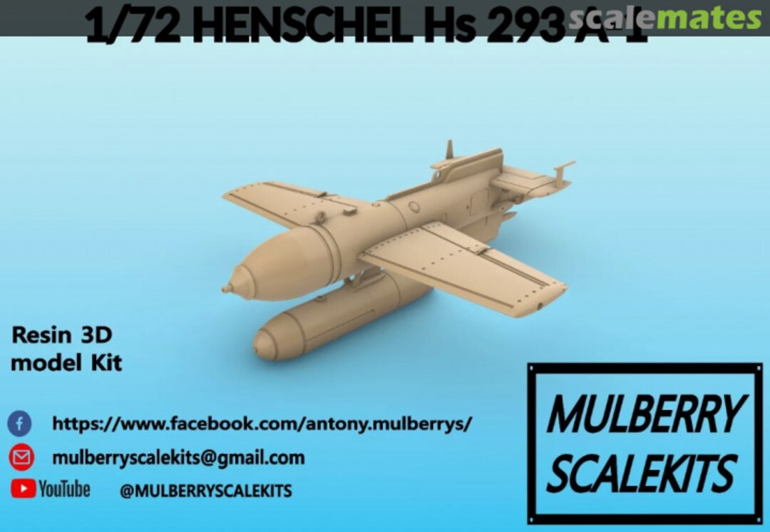 Boxart Henschel Hs 293 A-1  Mulberry Scalekits