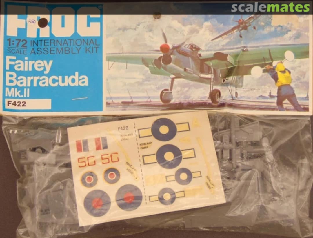 Boxart Fairey Barracuda Mk.II F422 FROG Boxart Fairey Barracuda Mk.II F422 FROG