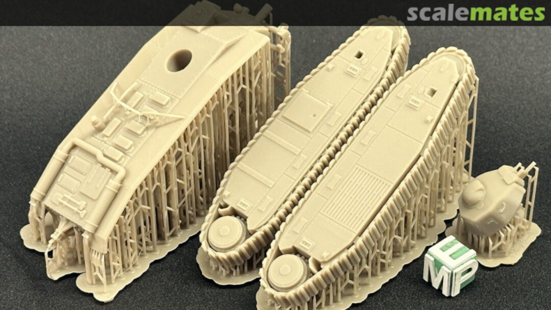 Contents Medium Tank Char B1 Bis - closed hatch 72011706 EMP3d