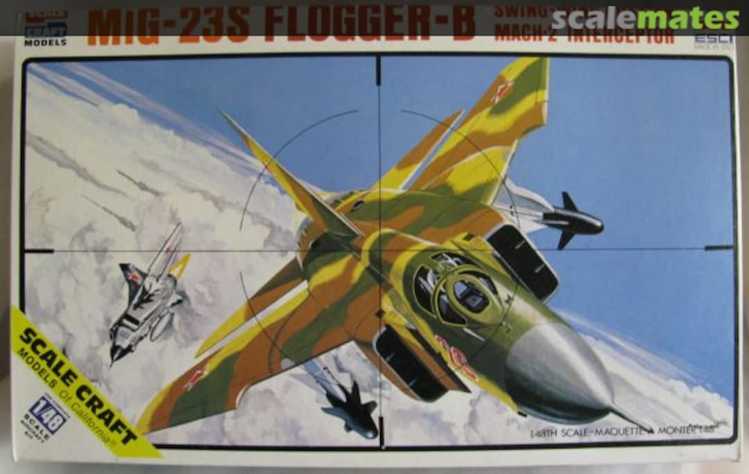 Boxart MiG-23S Flogger B SC-4022 ESCI/Scale Craft Boxart MiG-23S Flogger B SC-4022 ESCI/Scale Craft